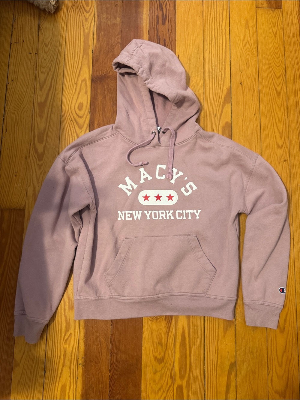 Macy's Dusty Mauve Logo Pullover Hoodie